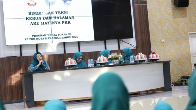 TP PKK Kota Makassar Gelar Bimbingan Teknis (Bimtek) Kebun dan Halaman Aku Hatinya PKK